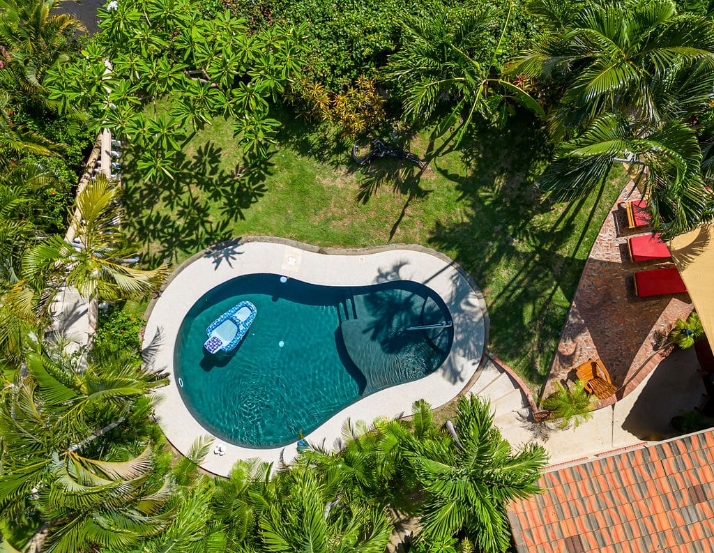 Casa Vista Pool Aerial, Tamarindo Costa Rica