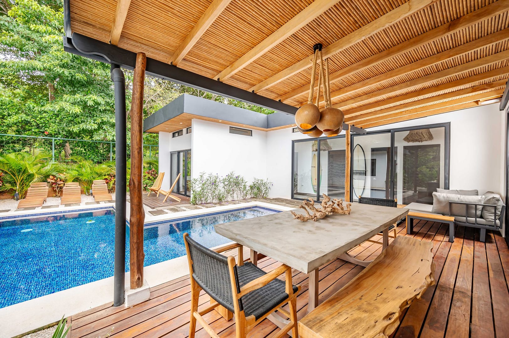 Howler Hideaway Dining Table and deck
